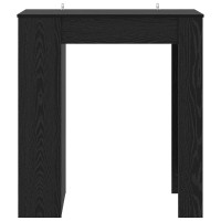 Produktbild för Barbord 95 x 47 x 103,5 cm Konstruerat trä Svart ek