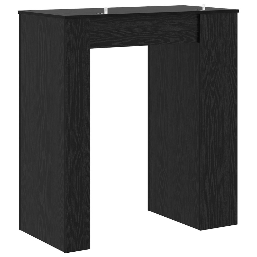 Produktbild för Barbord 95 x 47 x 103,5 cm Konstruerat trä Svart ek