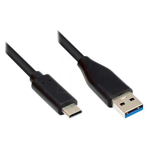 Good Connections USB-kabel Good Connections USB-A till USB-C 1,5 m svart (GC-...