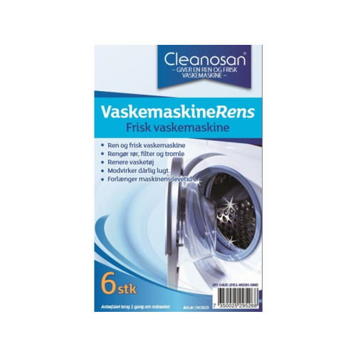 Cleanosan Maskinavkalkningsmedel, Cleanosan, för tvättmaskiner, med fä...