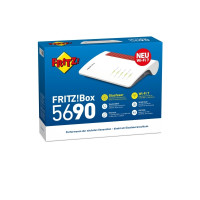 Produktbild för FRITZ!Box 5690 - trådlös router - GPON-teminal - Wi-Fi 7 - skrivbordsmodell, väggmonterbar