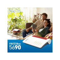Produktbild för FRITZ!Box 5690 - trådlös router - GPON-teminal - Wi-Fi 7 - skrivbordsmodell, väggmonterbar