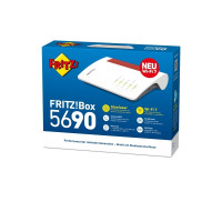Produktbild för FRITZ!Box 5690 - trådlös router - GPON-teminal - Wi-Fi 7 - skrivbordsmodell, väggmonterbar