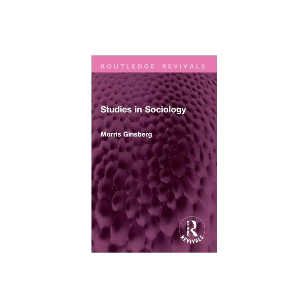 Produktbild för Studies in Sociology (häftad, eng)