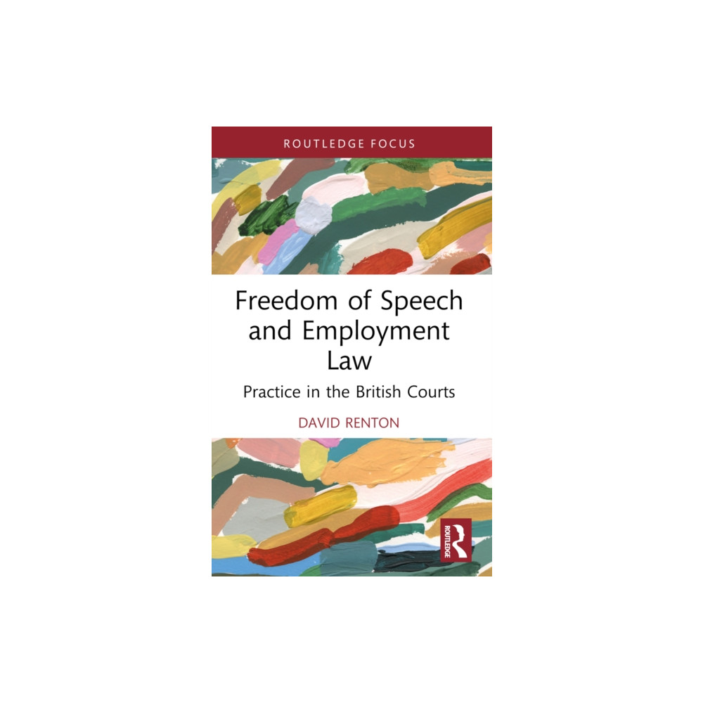 Produktbild för Freedom of Speech and Employment Law (häftad, eng)