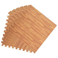 Produktbild för Pool grundmatta 50 pcs trä 18 m² EVA-skum