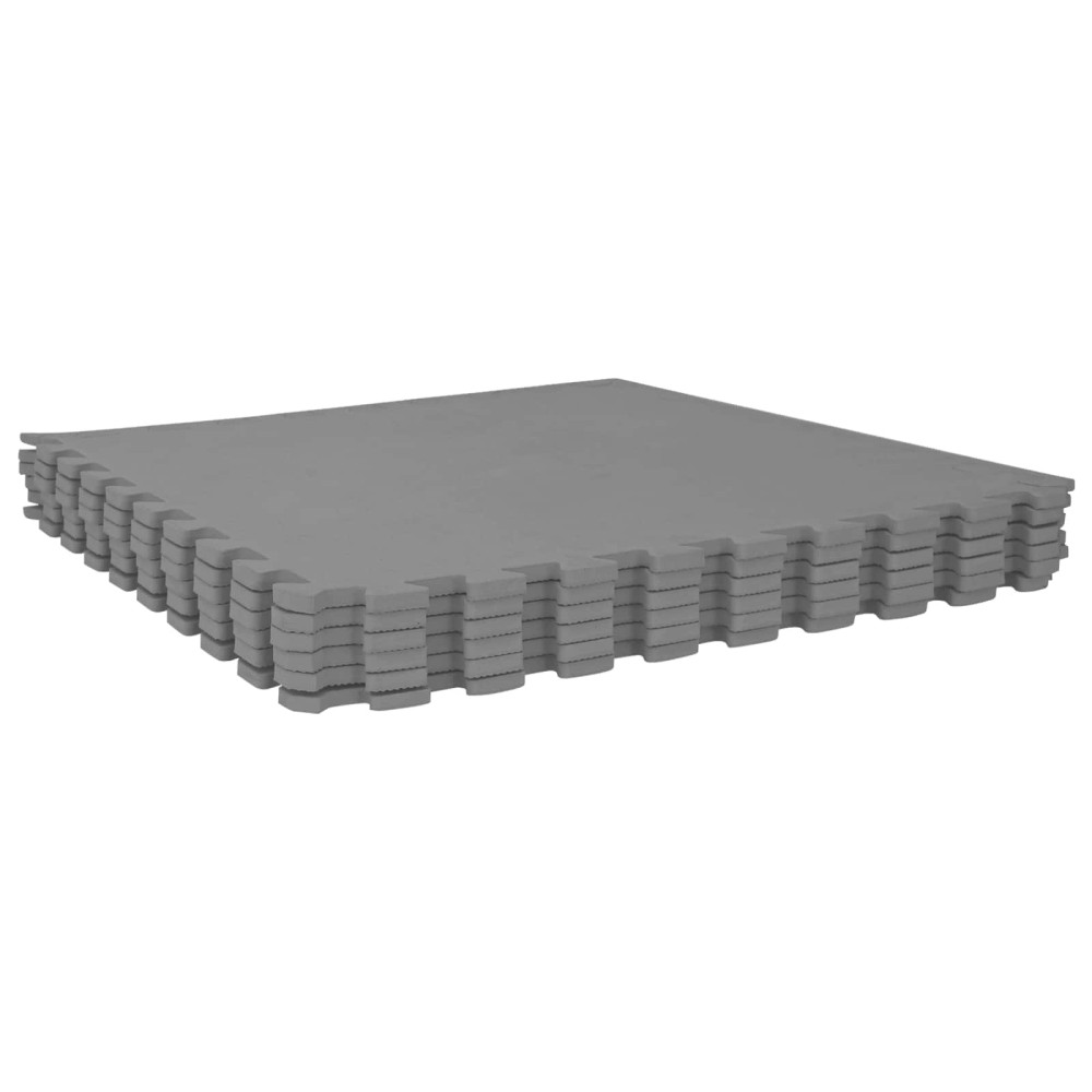 Produktbild för Pool grundmatta 40 pcs Grå 14,4 m² EVA-skum