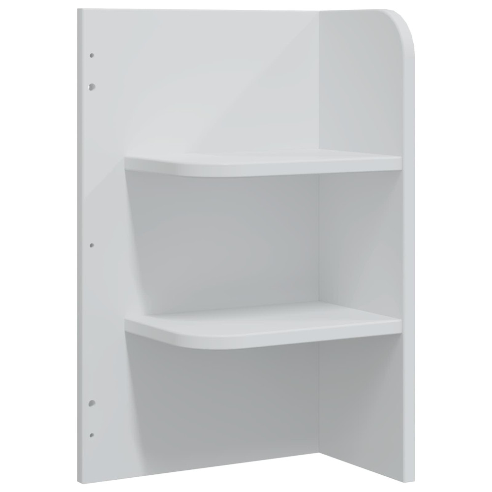 Produktbild för Skrivbordsset FAUSKE 3 pcs Vit 76 x 50 x 143 cm