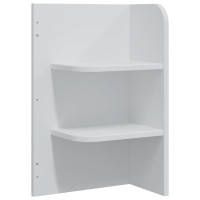 Produktbild för Skrivbordsset FAUSKE 4 pcs Vit 100 x 50 x 143 cm