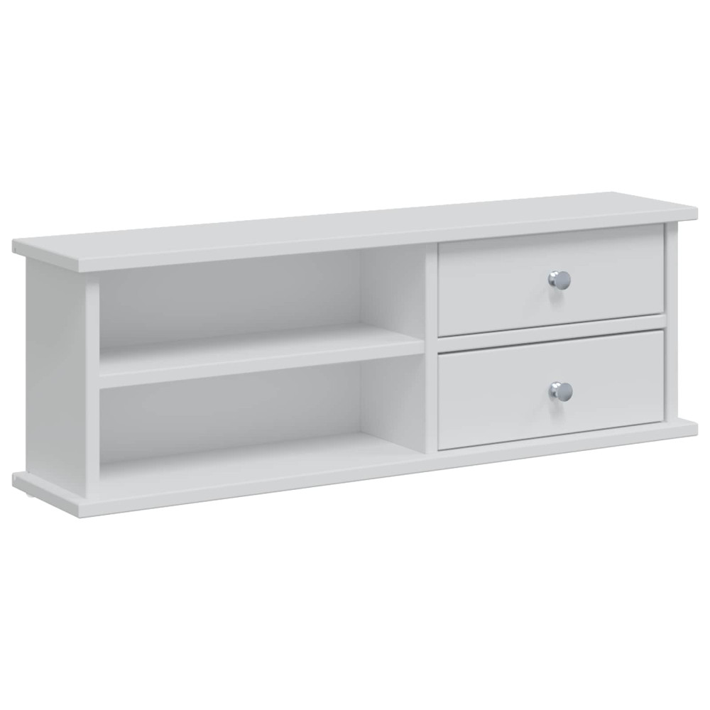 Produktbild för Skrivbordsset FAUSKE 3 pcs Vit 76 x 50 x 103,5 cm
