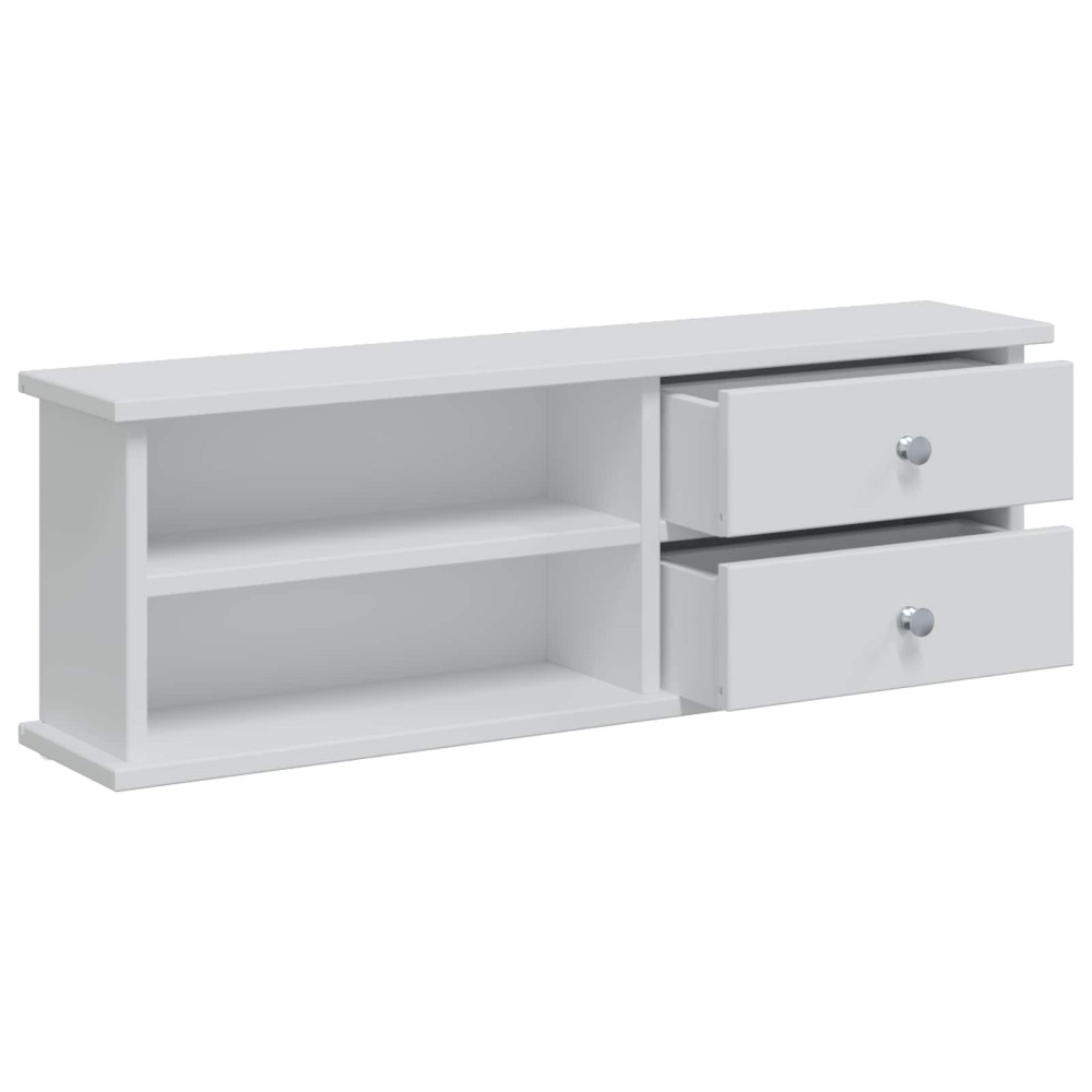 Produktbild för Skrivbordsset FAUSKE 3 pcs Vit 76 x 50 x 103,5 cm