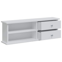 Produktbild för Skrivbordsset FAUSKE 3 pcs Vit 76 x 50 x 103,5 cm