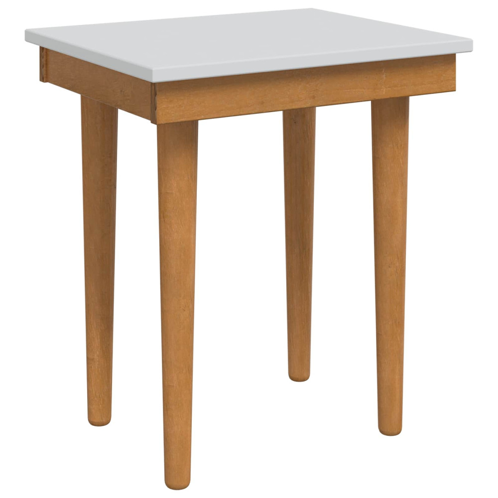 Produktbild för Skrivbordsset FAUSKE 3 pcs Vit 76 x 50 x 103,5 cm