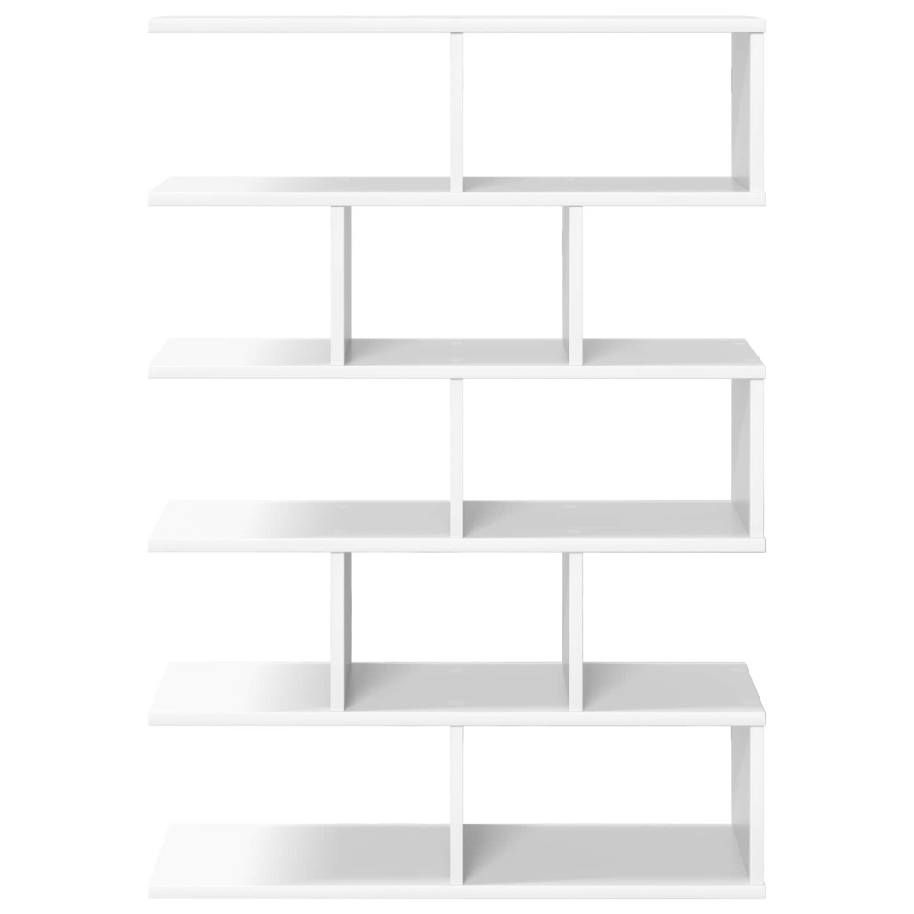 Produktbild för Vägg hylla Vit 70 x 20 x 100 cm Konstruerat trä