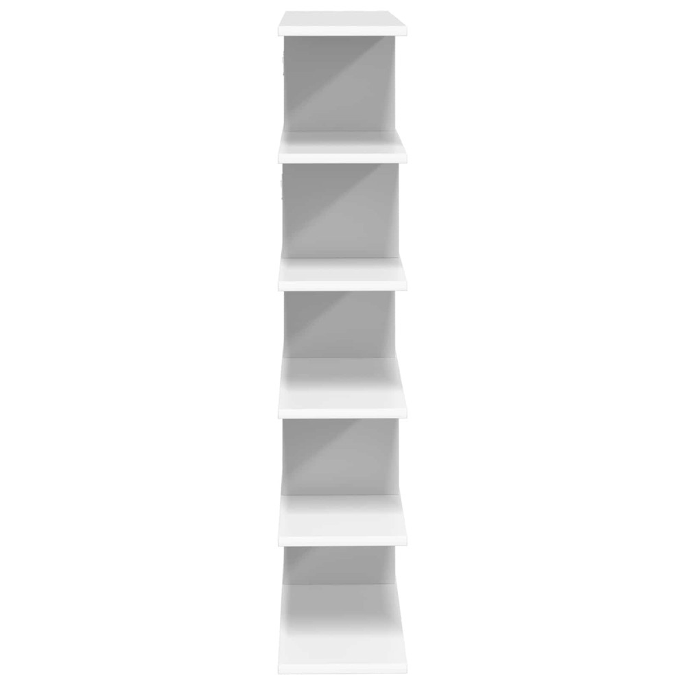 Produktbild för Vägg hylla Vit 70 x 20 x 100 cm Konstruerat trä