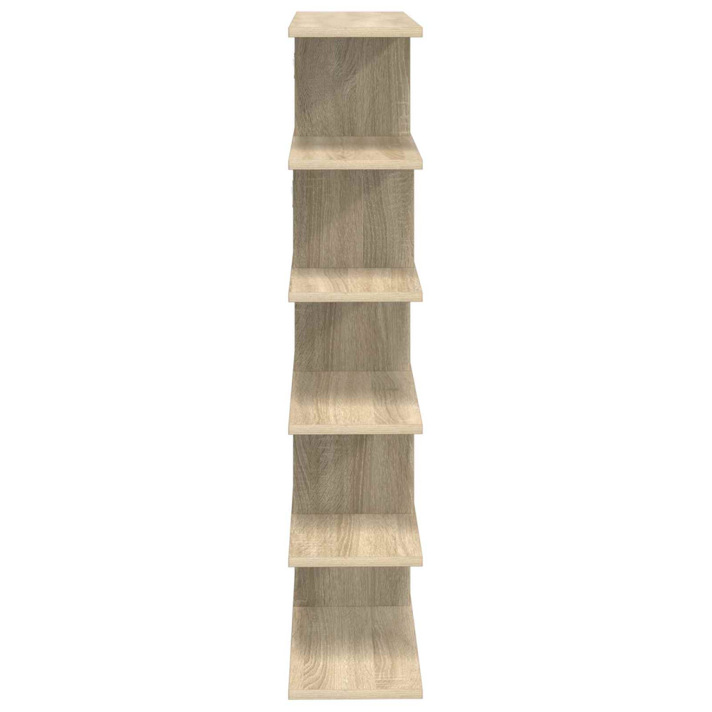 Produktbild för Vägg hylla Sonoma-ek 70 x 20 x 100 cm Konstruerat trä