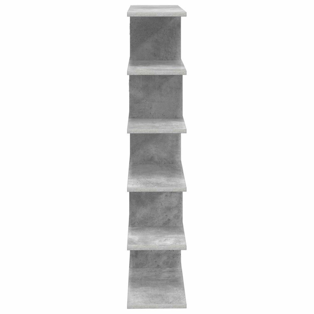 Produktbild för Vägg hylla Betonggrå 70 x 20 x 100 cm Konstruerat trä