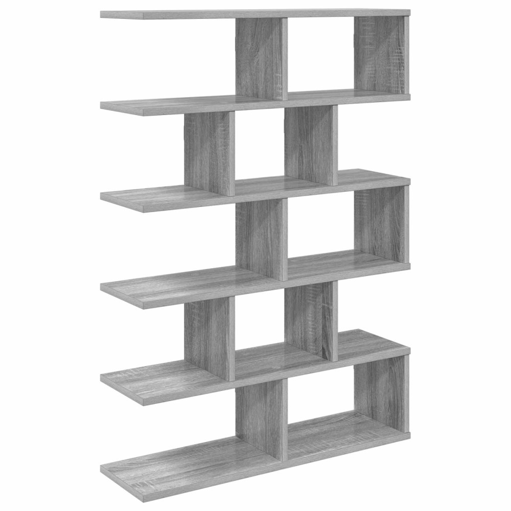 Produktbild för Vägg hylla Grå Sonoma 70 x 20 x 100 cm Konstruerat trä