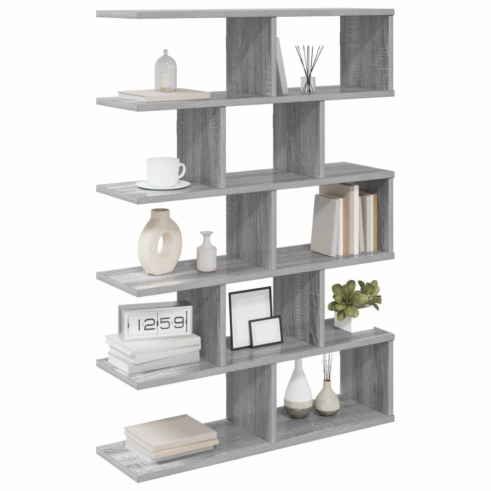 Produktbild för Vägg hylla Grå Sonoma 70 x 20 x 100 cm Konstruerat trä