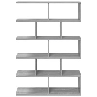 Produktbild för Vägg hylla Grå Sonoma 70 x 20 x 100 cm Konstruerat trä