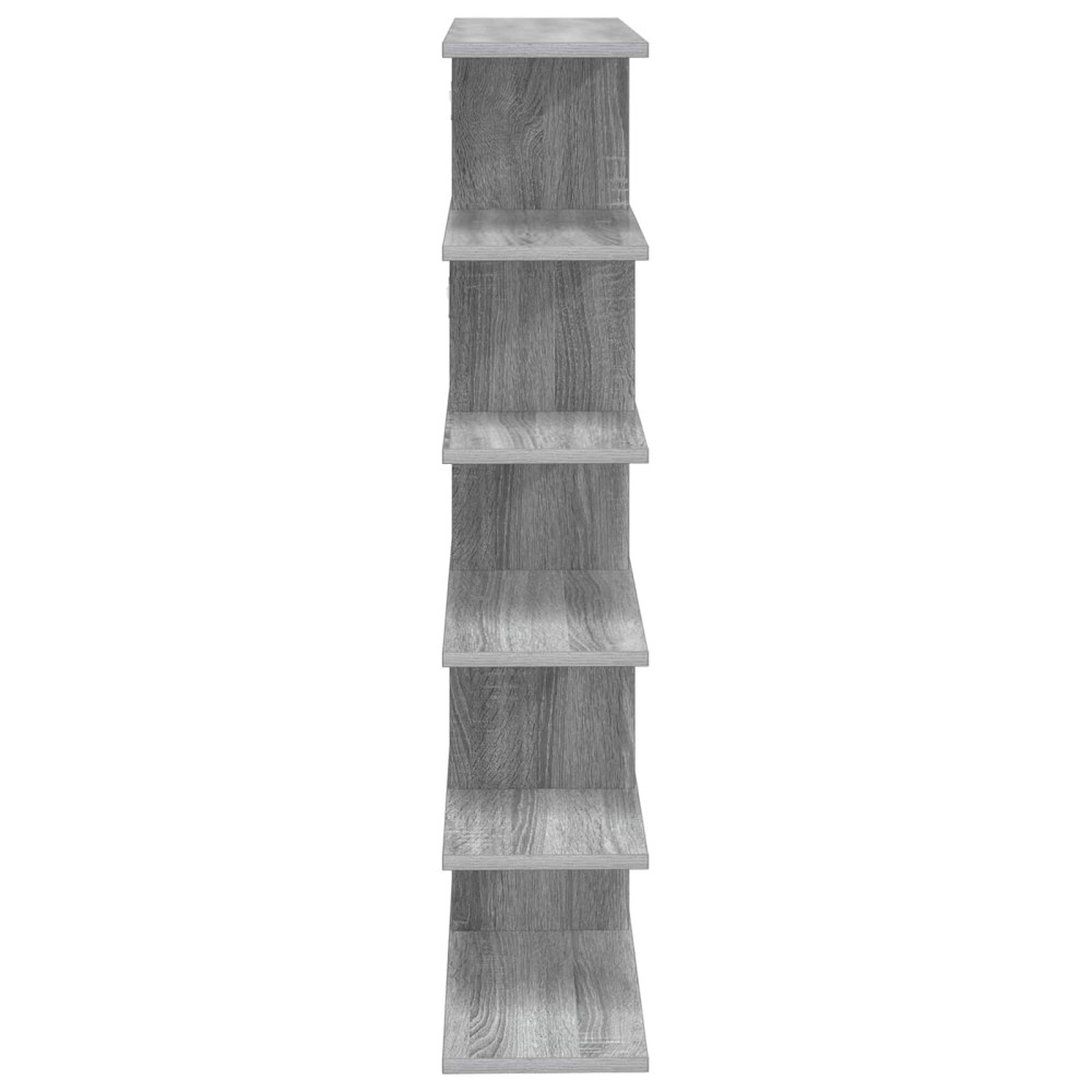 Produktbild för Vägg hylla Grå Sonoma 70 x 20 x 100 cm Konstruerat trä