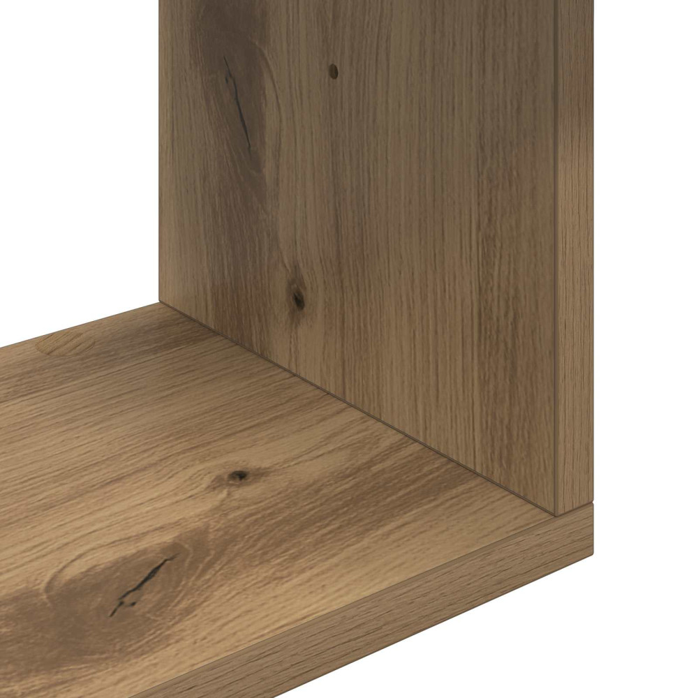Produktbild för Vägg hylla Artisan-ek 70 x 20 x 100 cm Konstruerat trä