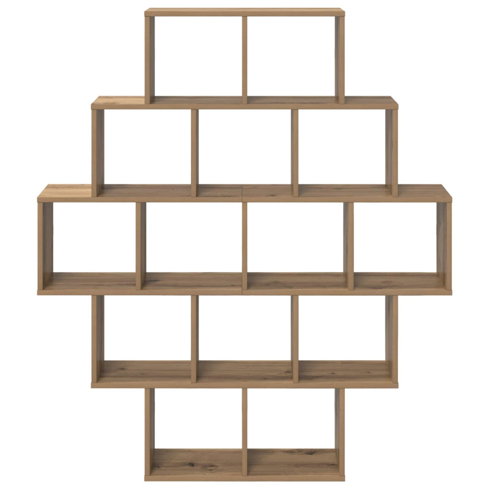 Produktbild för Vägg hylla Artisan-ek 120 x 20 x 136 cm Konstruerat trä