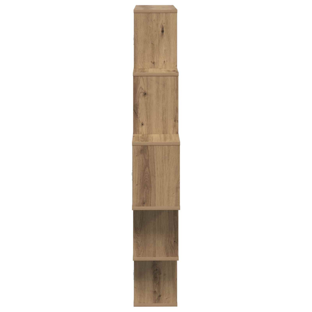 Produktbild för Vägg hylla Artisan-ek 120 x 20 x 136 cm Konstruerat trä
