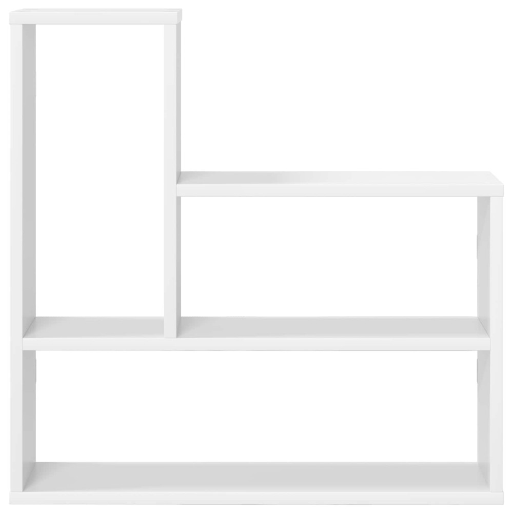 Produktbild för Vägg hylla Vit 60 x 11 x 60 cm Konstruerat trä