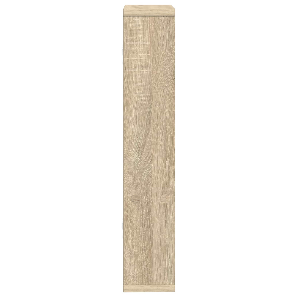 Produktbild för Vägg hylla Sonoma-ek 60 x 11 x 60 cm Konstruerat trä