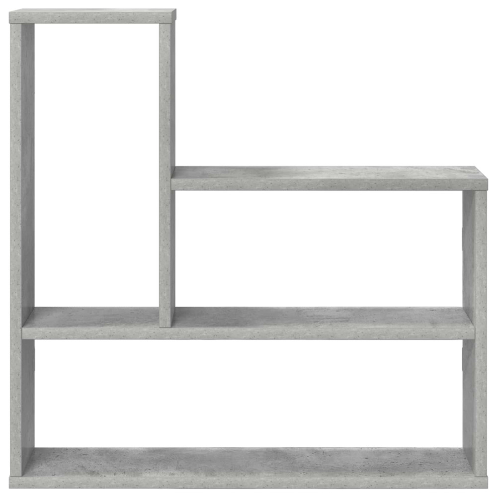 Produktbild för Vägg hylla Betonggrå 60 x 11 x 60 cm Konstruerat trä