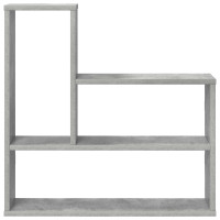 Produktbild för Vägg hylla Betonggrå 60 x 11 x 60 cm Konstruerat trä