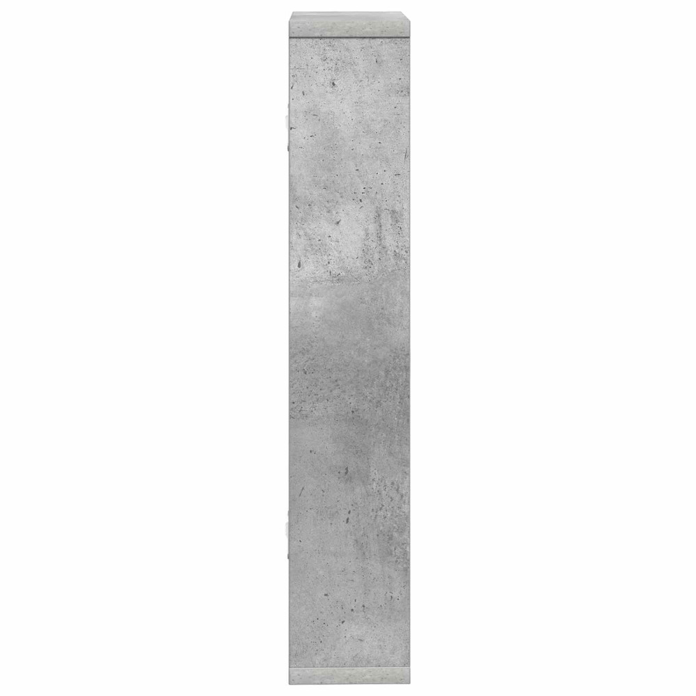 Produktbild för Vägg hylla Betonggrå 60 x 11 x 60 cm Konstruerat trä