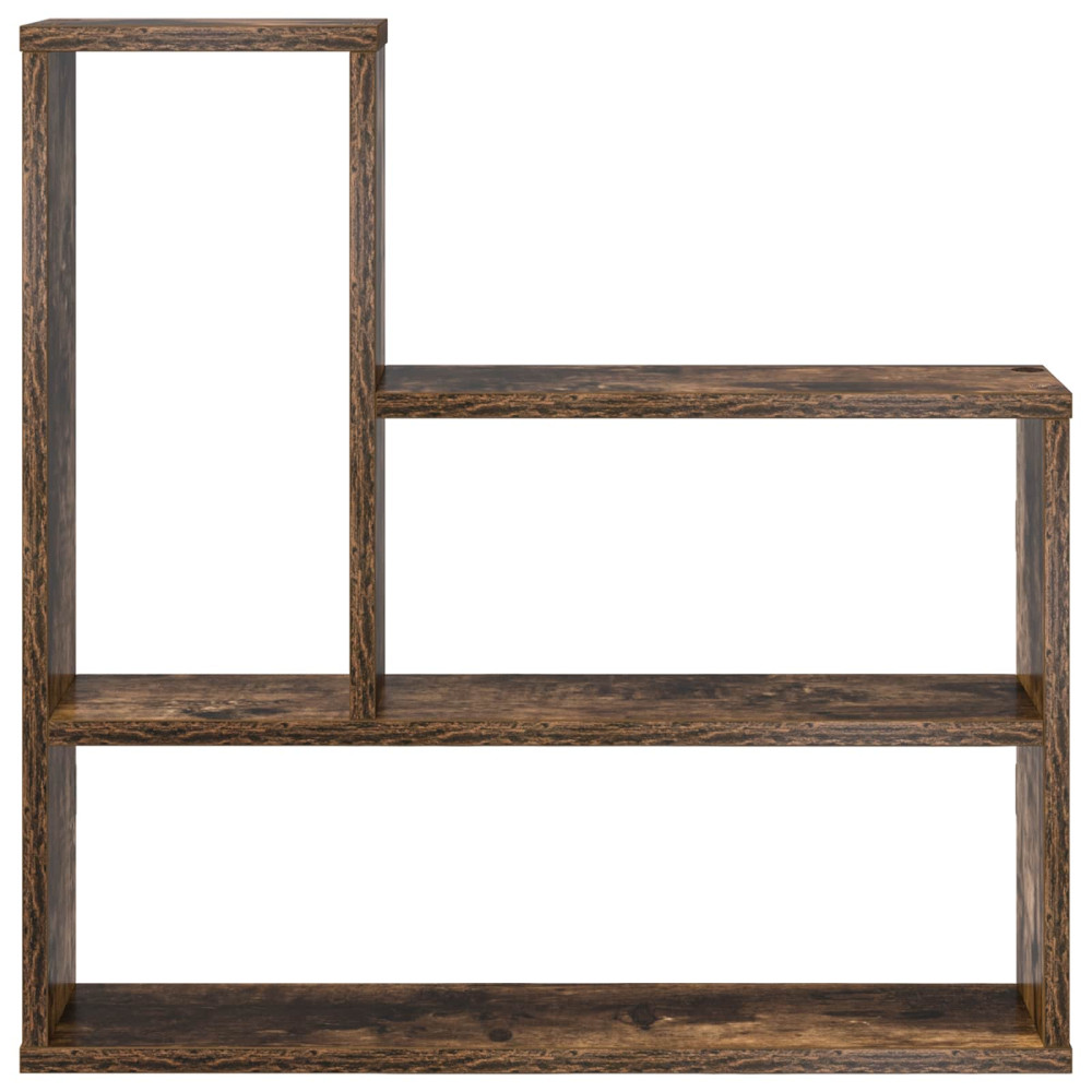 Produktbild för Vägg hylla Rökt ek 60 x 11 x 60 cm Konstruerat trä