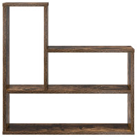 Produktbild för Vägg hylla Rökt ek 60 x 11 x 60 cm Konstruerat trä