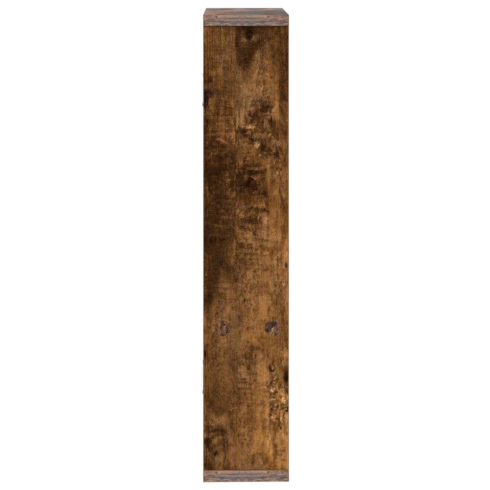 Produktbild för Vägg hylla Rökt ek 60 x 11 x 60 cm Konstruerat trä