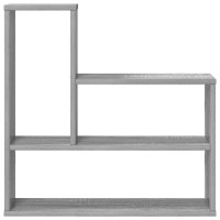 Produktbild för Vägg hylla Grå Sonoma 60 x 11 x 60 cm Konstruerat trä