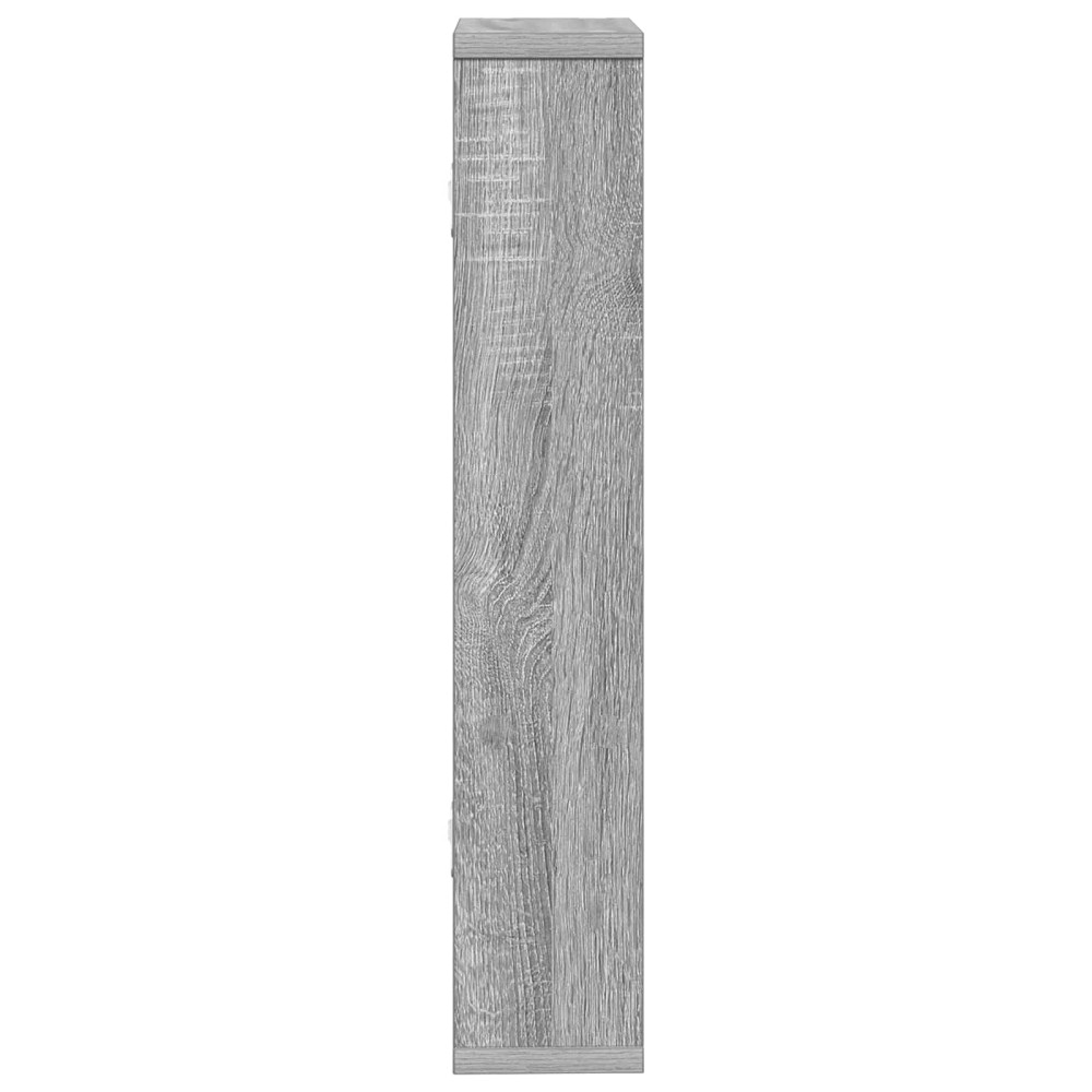 Produktbild för Vägg hylla Grå Sonoma 60 x 11 x 60 cm Konstruerat trä