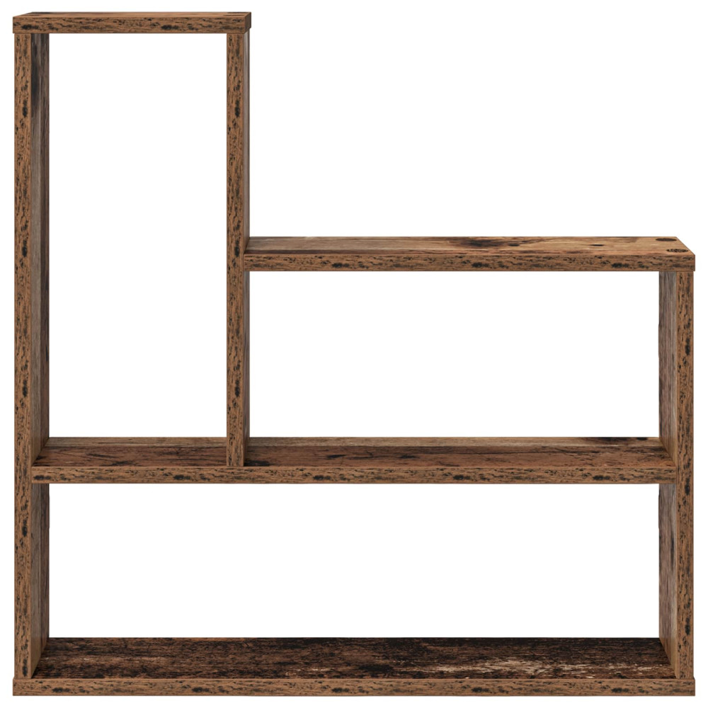 Produktbild för Vägg hylla Gammalt trä 60 x 11 x 60 cm Konstruerat trä