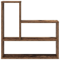 Produktbild för Vägg hylla Gammalt trä 60 x 11 x 60 cm Konstruerat trä