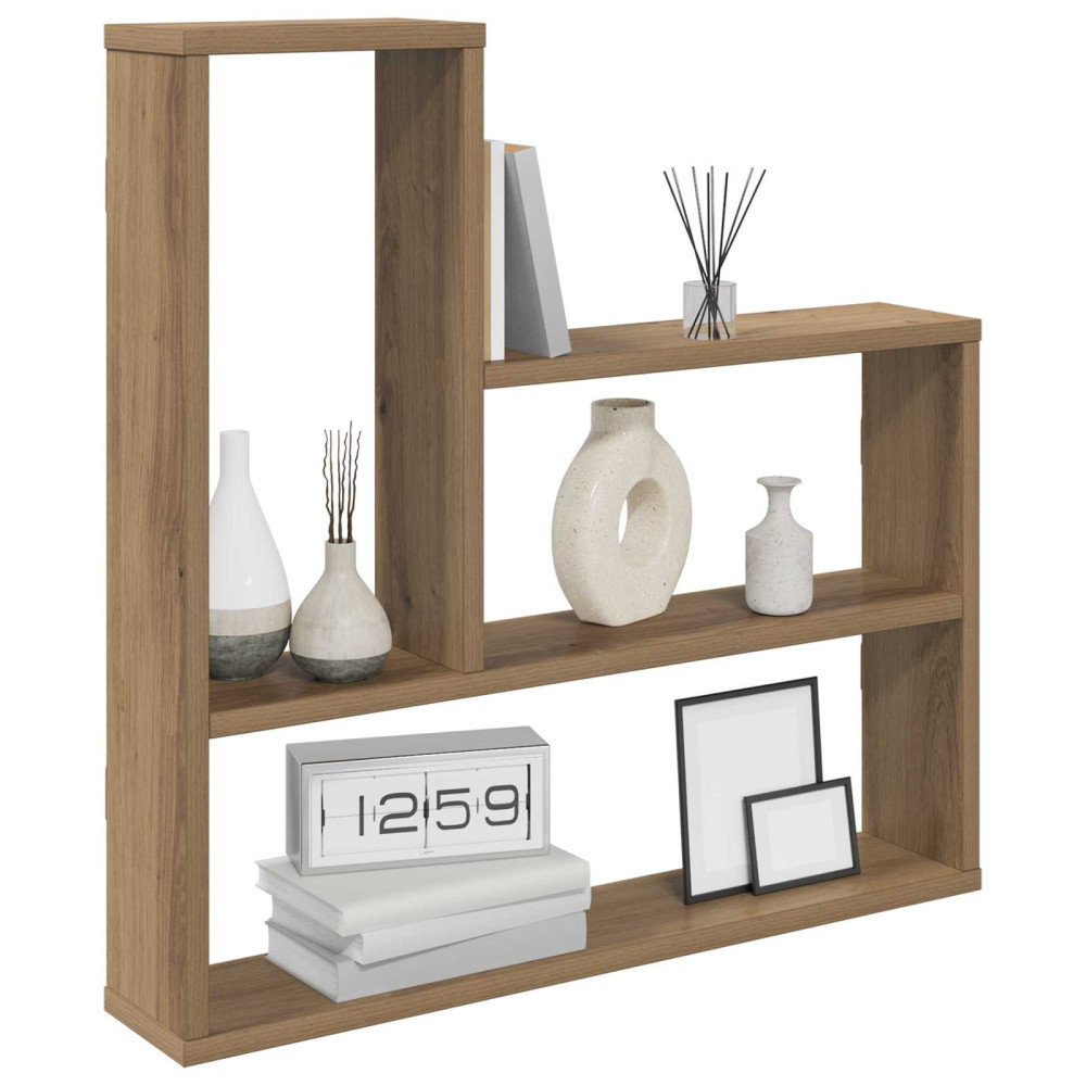 Produktbild för Vägg hylla Artisan-ek 60 x 11 x 60 cm Konstruerat trä