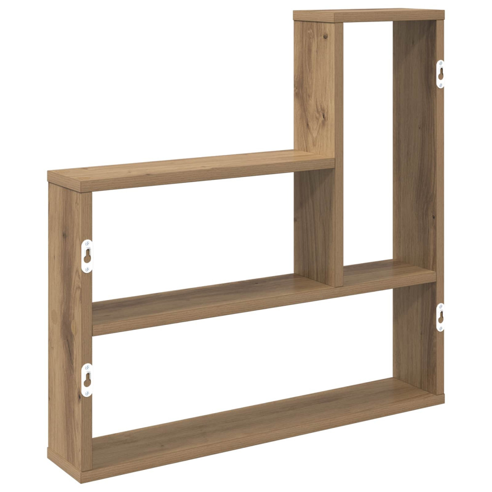 Produktbild för Vägg hylla Artisan-ek 60 x 11 x 60 cm Konstruerat trä