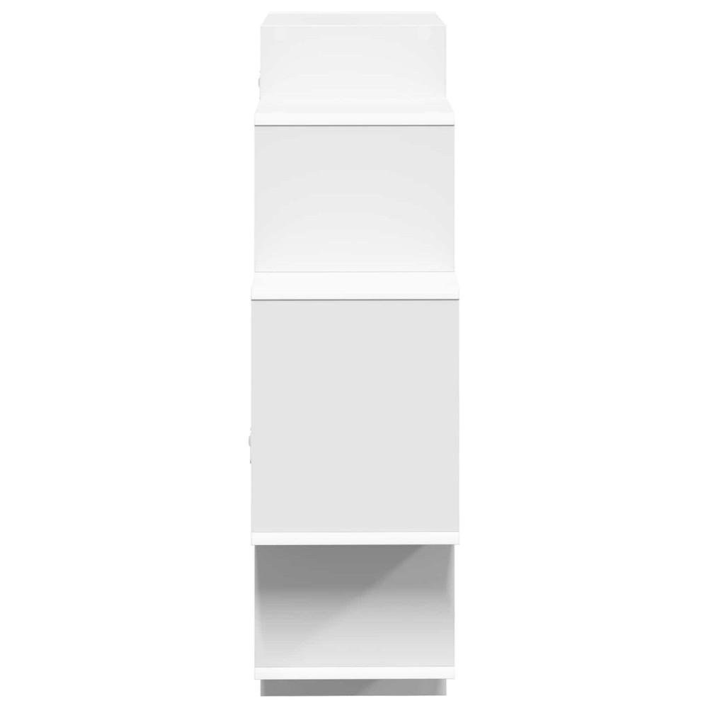 Produktbild för Vägg hylla Vit 90 x 25 x 90 cm Konstruerat trä