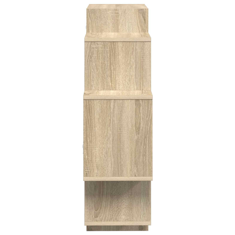 Produktbild för Vägg hylla Sonoma-ek 90 x 25 x 90 cm Konstruerat trä