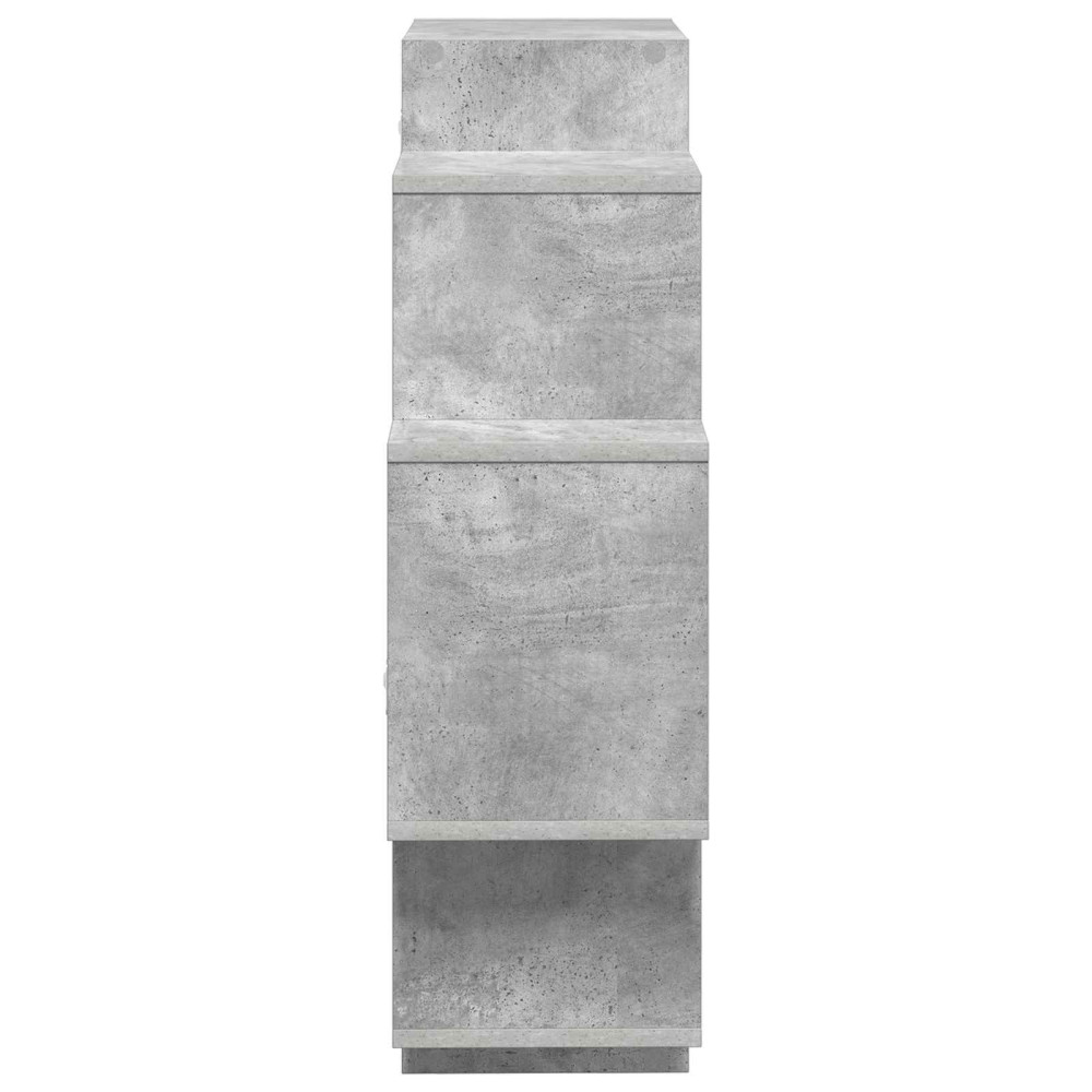 Produktbild för Vägg hylla Betonggrå 90 x 25 x 90 cm Konstruerat trä