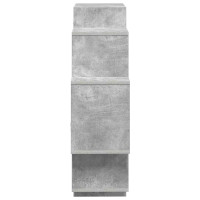 Produktbild för Vägg hylla Betonggrå 90 x 25 x 90 cm Konstruerat trä
