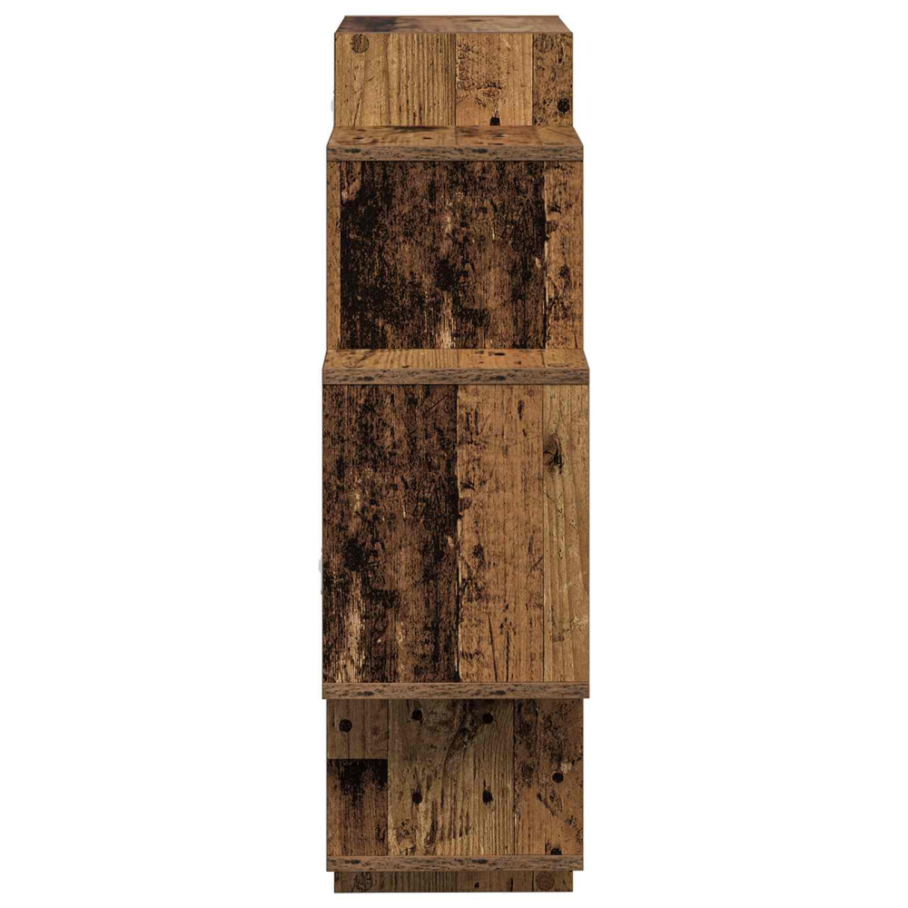 Produktbild för Vägg hylla Gammalt trä 90 x 25 x 90 cm Konstruerat trä