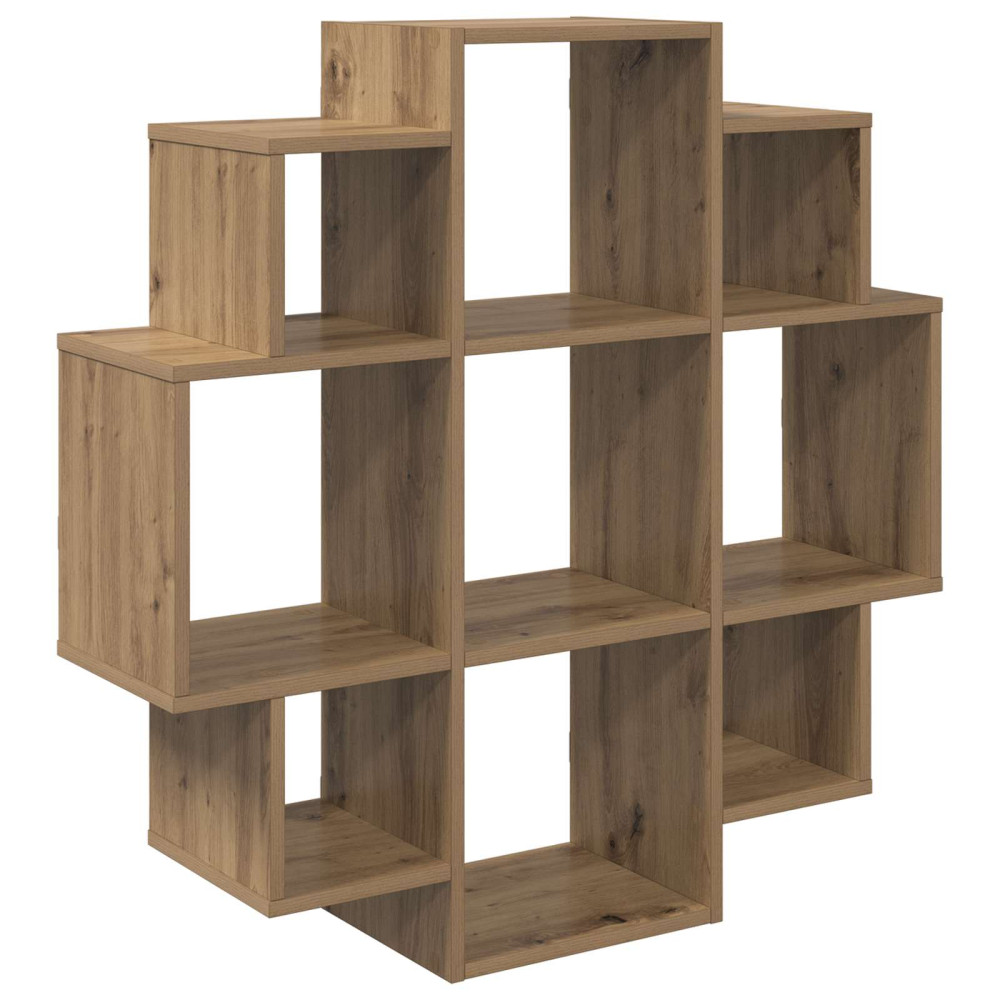 Produktbild för Vägg hylla Artisan-ek 90 x 25 x 90 cm Konstruerat trä
