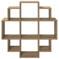 Produktbild för Vägg hylla Artisan-ek 90 x 25 x 90 cm Konstruerat trä