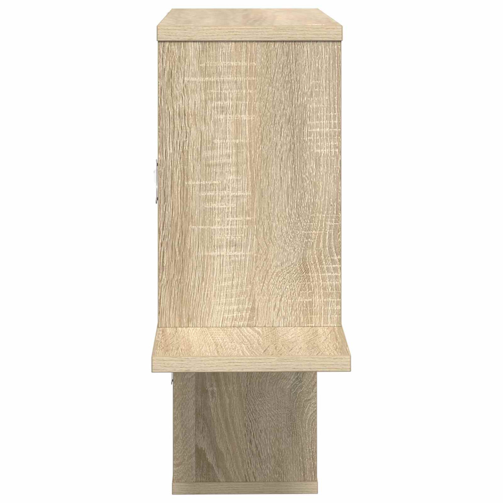 Produktbild för Vägg hylla Sonoma-ek 122 x 18 x 60 cm Konstruerat trä